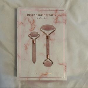 Deluxe Rose Quartz Roller Set